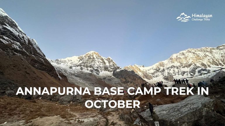 Annapurna Base Camp Trek in October